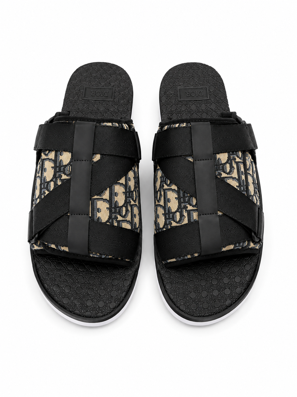 Dior Alpha Sandal Beige Black